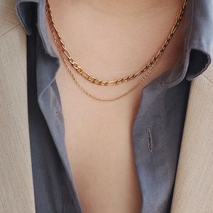GP Double Chain Necklace